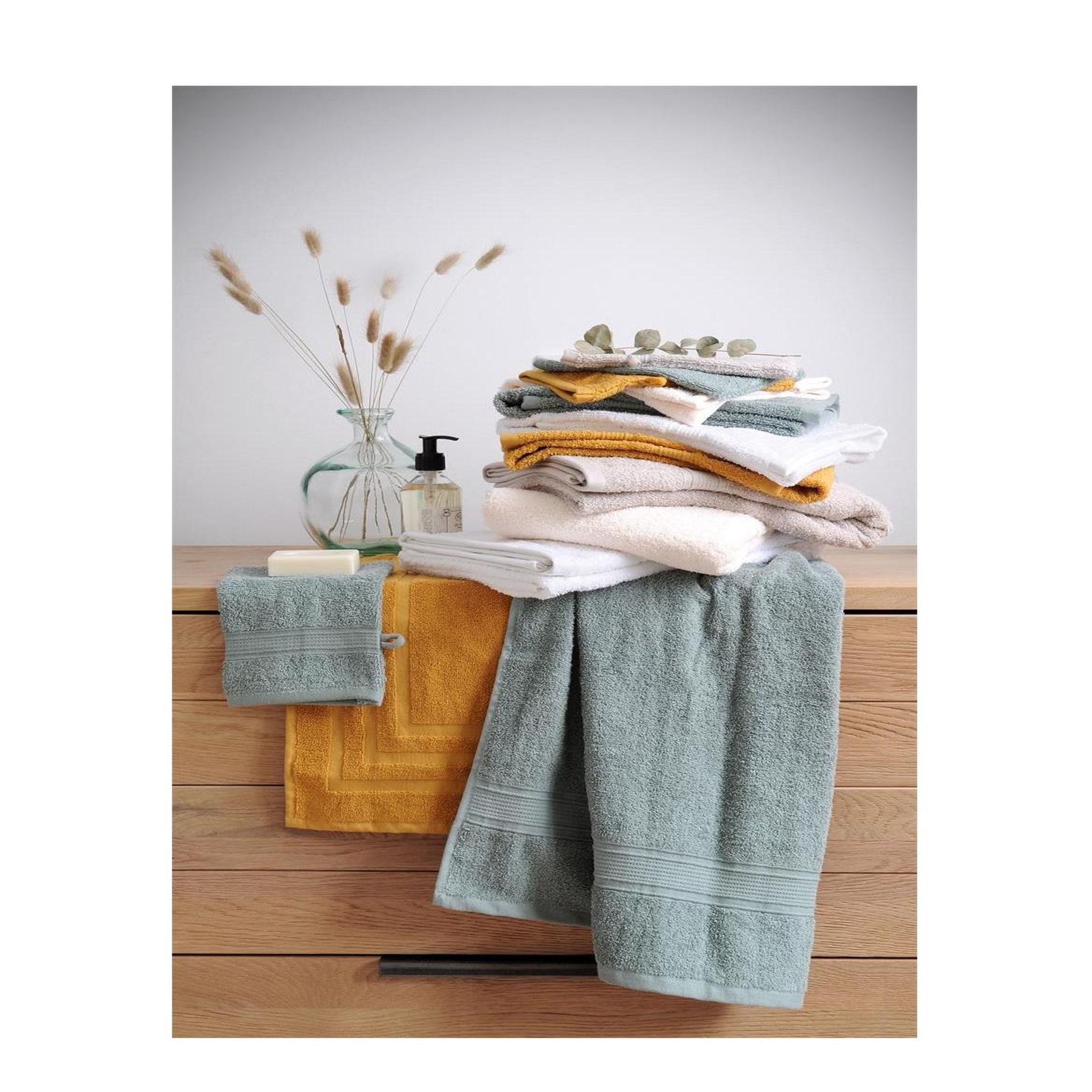 Voir la diapositive 3 : Eden Serviette de toilette laguna design et moderne