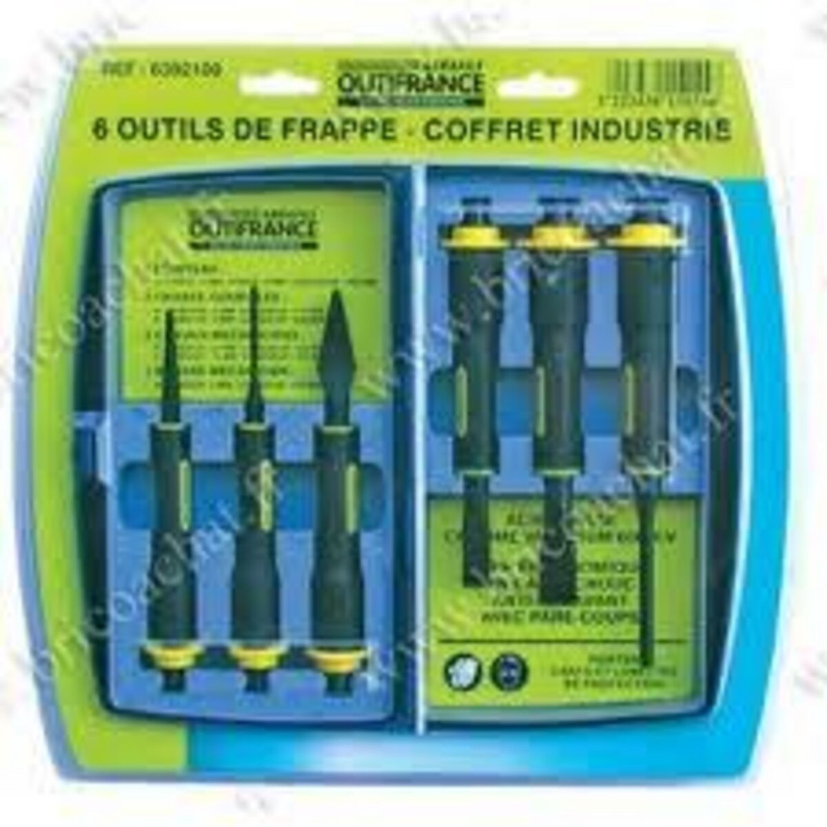 OUTIFRANCE Coffret 6pièces ciseaux et bédanes