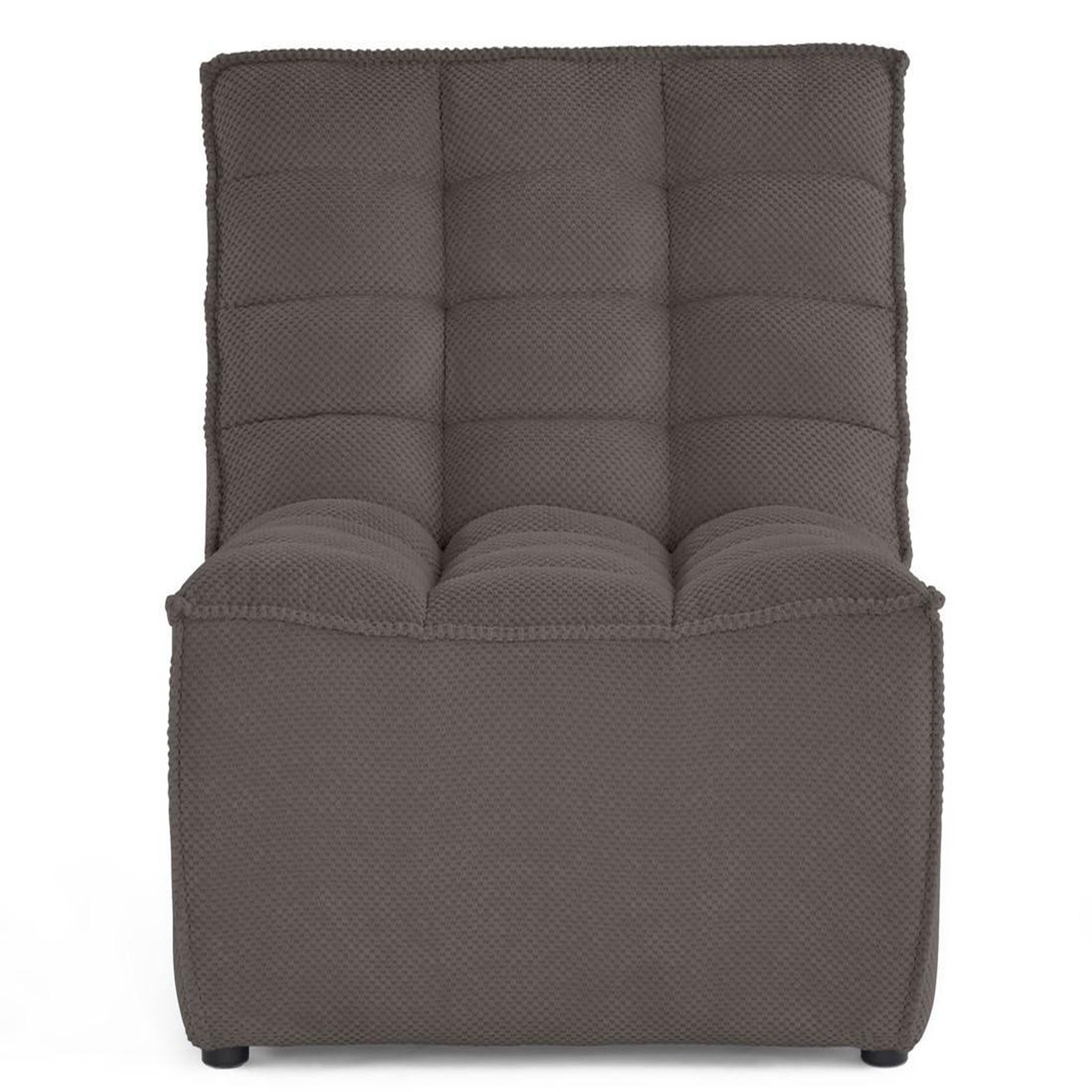 Voir la diapositive 1 : LISA DESIGN Ellie - fauteuil en velours texturé