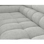 Voir la diapositive 6 : BEST MOBILIER Elisa - canapé d'angle gauche 5 places convertible avec coffre et têtières réglables en tissu bouclette