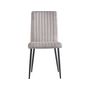 Voir la diapositive 2 : Habitat et Jardin Lot de 2 chaises en velours  Henley  - Gris clair