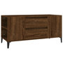 Voir la diapositive 2 : VIDAXL Meuble TV Chene marron 102x44,5x50 cm Bois d'ingenierie