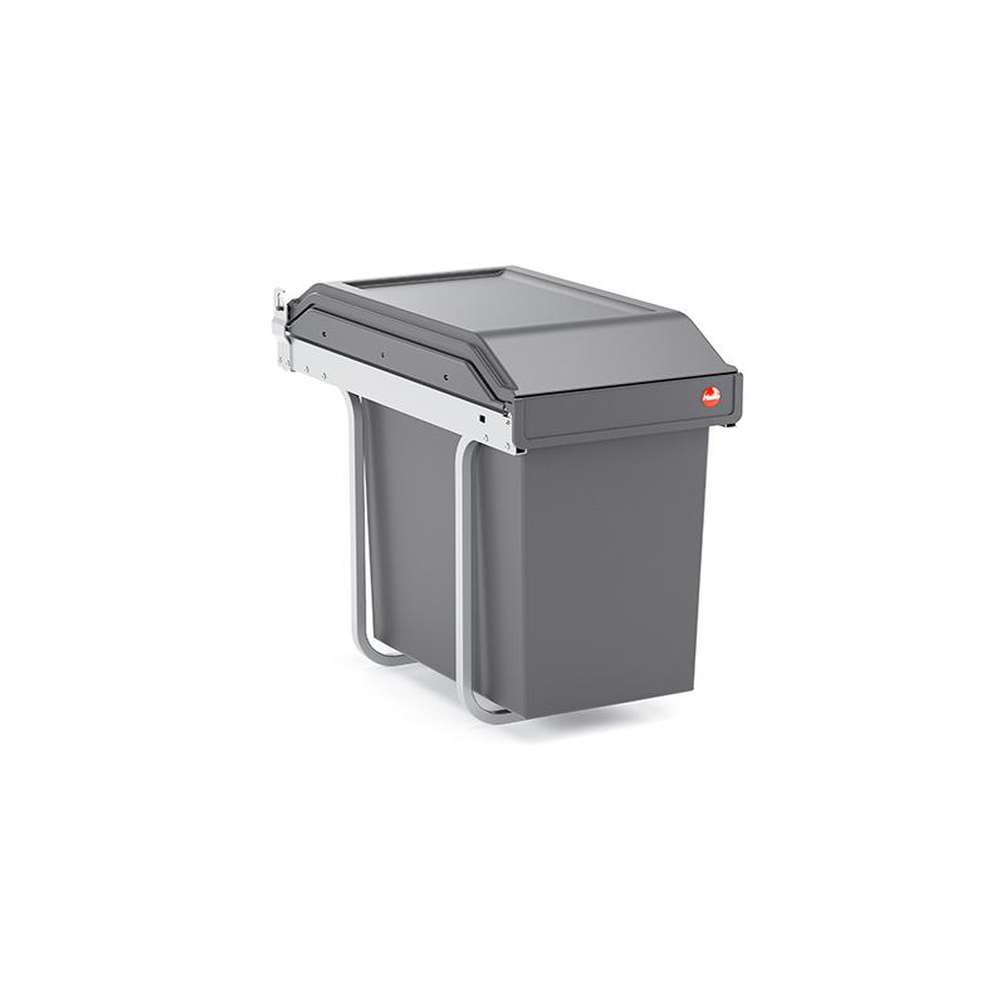 Voir la diapositive 3 : HAILO Poubelle de cuisine encastrable 24l hailo single box