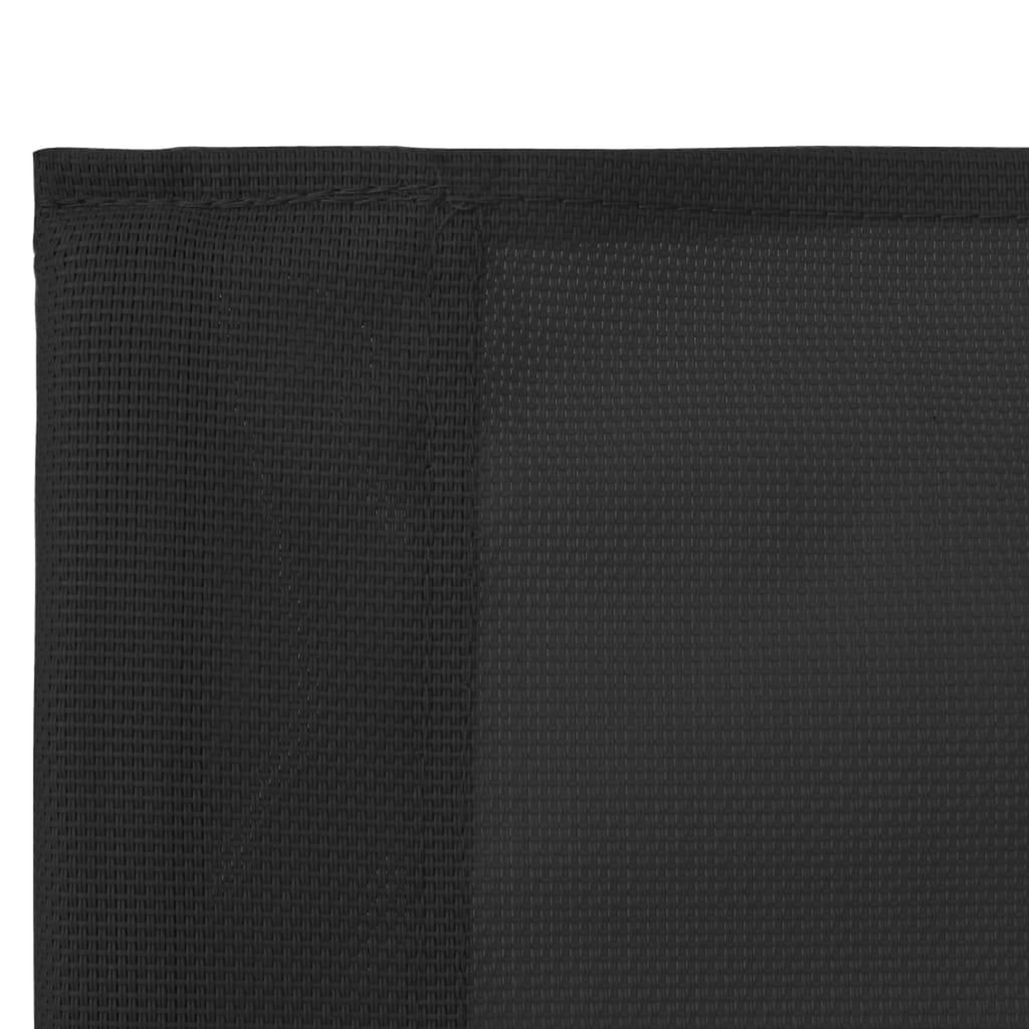 Voir la diapositive 5 : VIDAXL Salon de jardin 4 pcs tissu et acier noir
