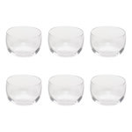 SECRET DE GOURMET Lot de 6 Coupelles en Verre  Arha  30cl Transparent