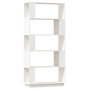 Voir la diapositive 2 : VIDAXL Bibliotheque/Separateur de piece Blanc 80x25x163,5cm Pin massif