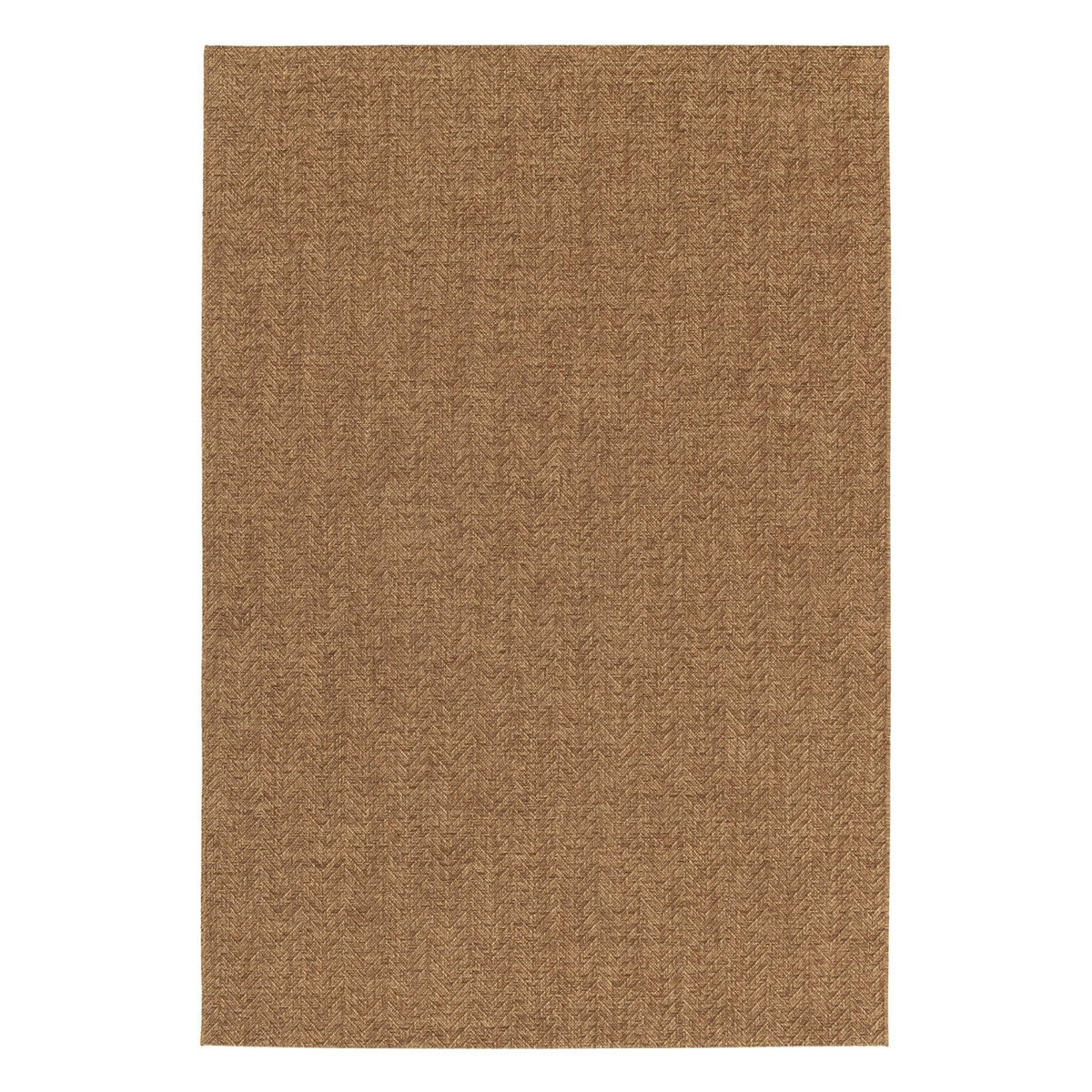 SWEEEK Tapis intérieur/extérieur effet jute coloris caramel, stabilisé aux UV
