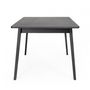 Voir la diapositive 3 : Paris Prix Table à Manger Extensible  Skagen  140-180cm Noir