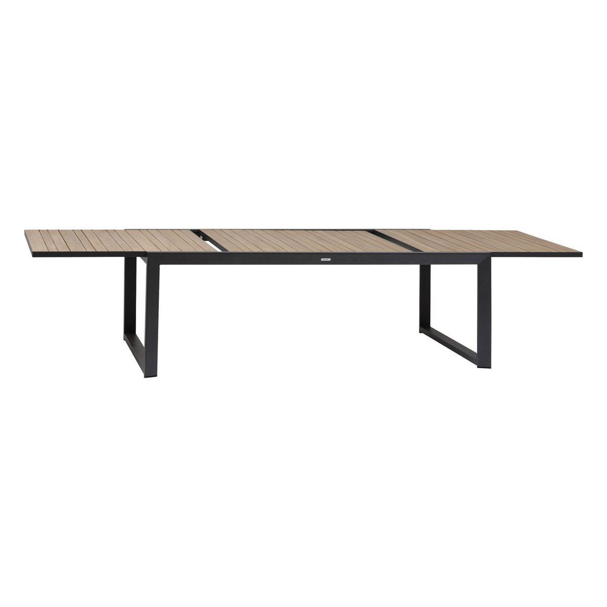 HESPERIDE Table de jardin extensible Corvo acacia et aluminium - 12 Places