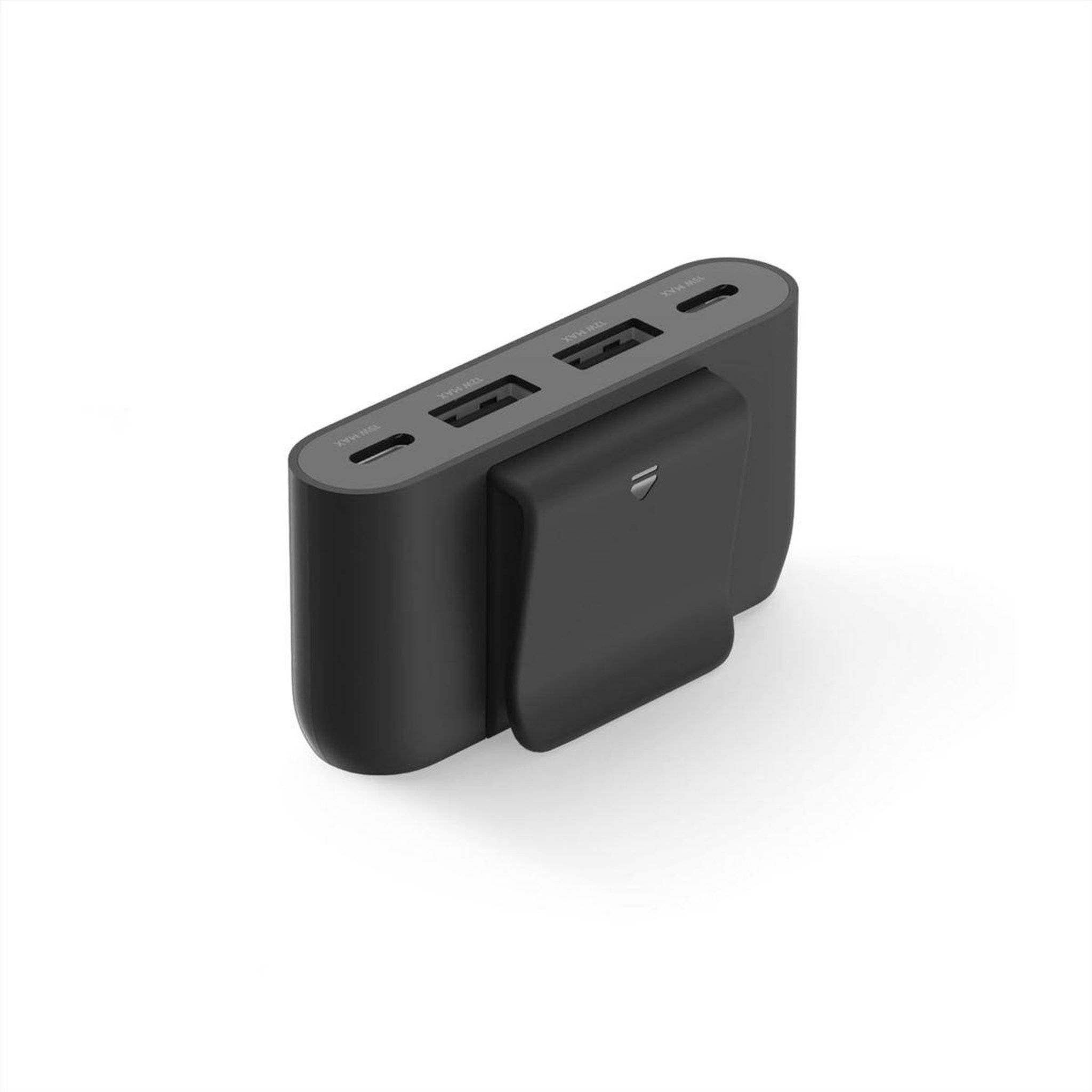 Voir la diapositive 2 : Belkin Hub 4 en 1 usb-c noir