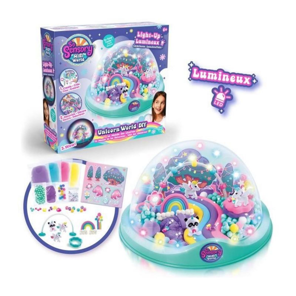 Canal Toys Canal Toys - So Sensory Mini World - Le Monde des Licornes DIY - SEN 002