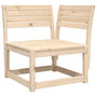 Voir la diapositive 5 : VIDAXL Salon de jardin 5 pcs bois de pin massif