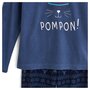 Voir la diapositive 2 : IN EXTENSO Ensemble pyjama polaire pompon garçon