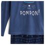 Voir la diapositive 2 : IN EXTENSO Ensemble pyjama polaire pompon garçon