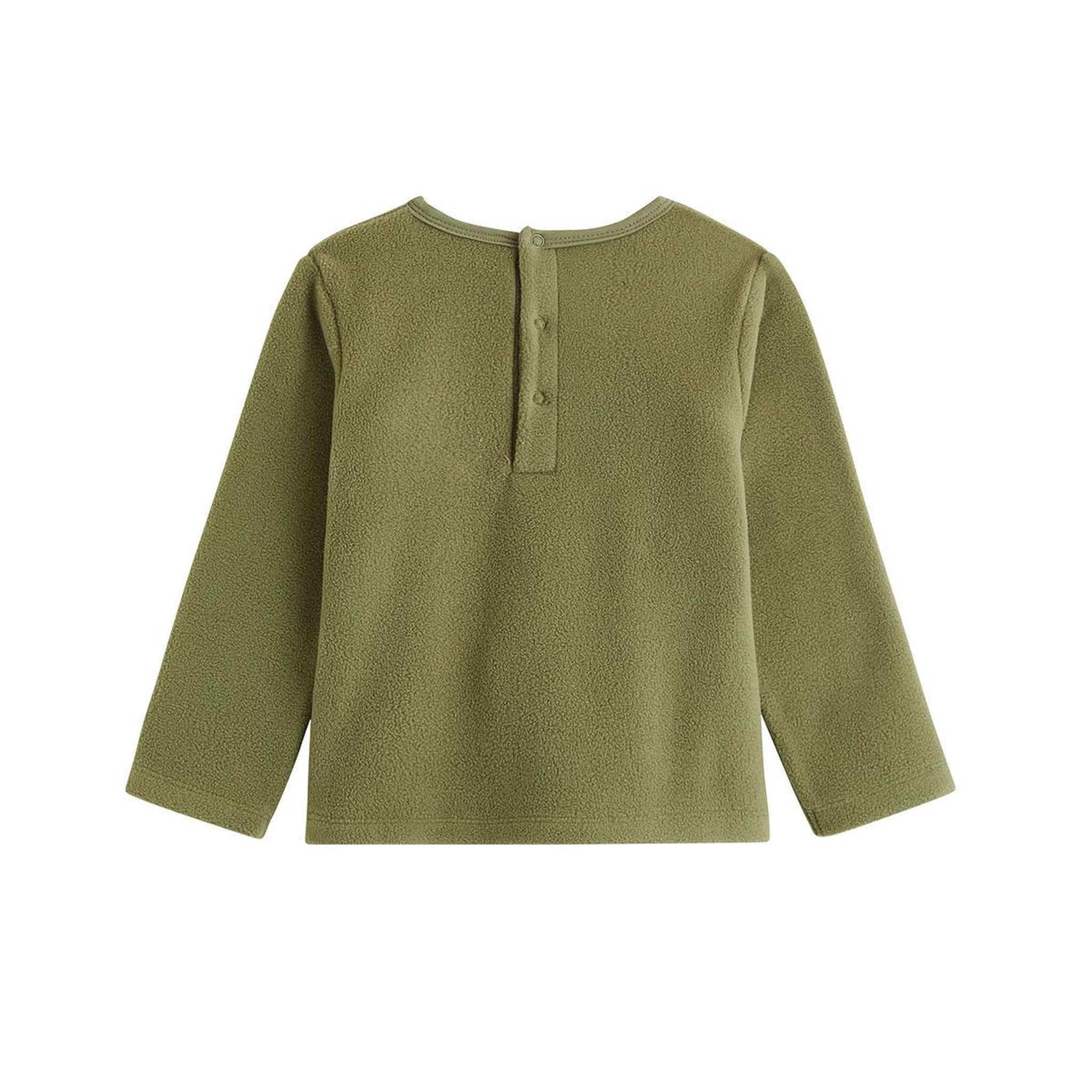Voir la diapositive 2 : Petit BÃ©guin Pyjama enfant 2 pièces en polaire ginkgo
