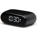 LEXON Réveil Minut ultra-compact Rechargeable Noir
