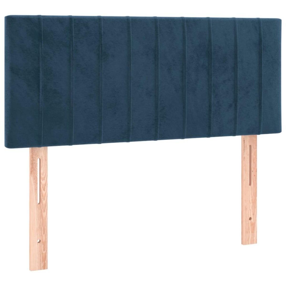 VIDAXL Tete de lit Bleu fonce 90x5x78/88 cm Velours