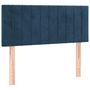 Voir la diapositive 2 : VIDAXL Tete de lit Bleu fonce 90x5x78/88 cm Velours