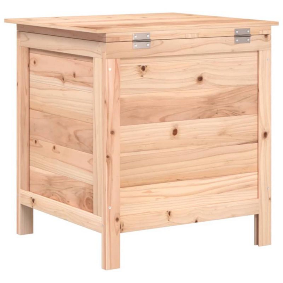 VIDAXL Boîte de rangement de jardin 50x49x56,5 cm bois massif de sapin