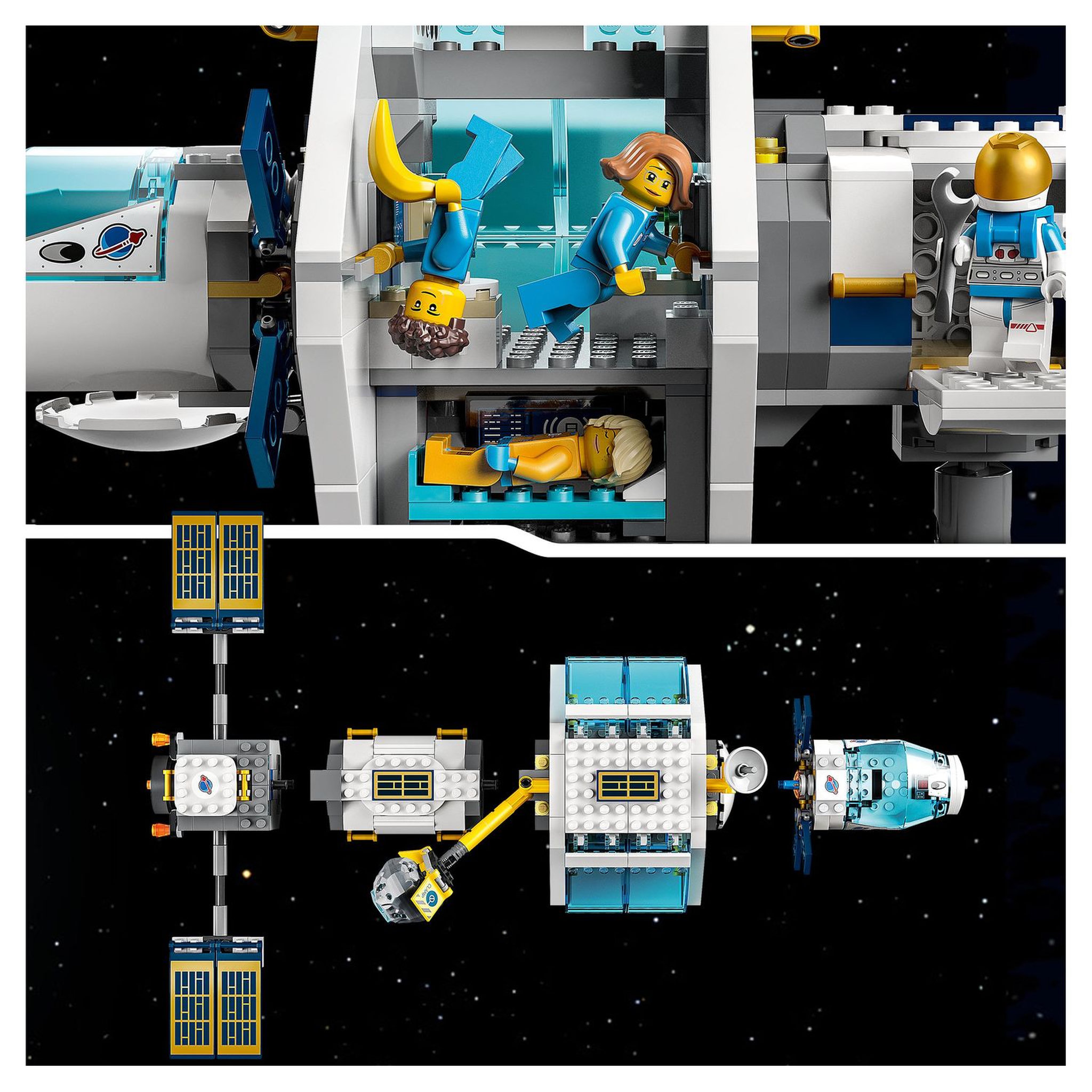 Voir la diapositive 6 : LEGO City 60349 - La Station spatiale lunaire 