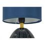 Voir la diapositive 3 : Paris Prix Lampe à Poser en Céramique  Flavi  30cm Bleu