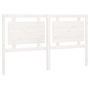 Voir la diapositive 2 : VIDAXL Tete de lit Blanc 165,5x4x100 cm Bois massif de pin