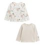 Voir la diapositive 1 : Petit Béguin Lot de 2 t-shirts bébé manches longues Malo