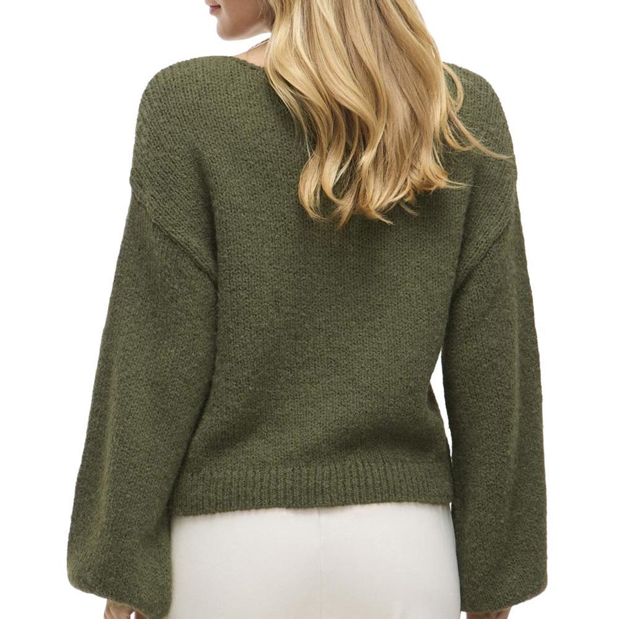 Voir la diapositive 2 : Vila Pull en Maille Rose Femme Vila Choca