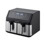 Voir la diapositive 1 : Arthur Martin Friteuse sans huile - ARTHUR MARTIN - Airfryer AMPF9 - 2 cuves de 4,5L - 2000W - Affichage LED