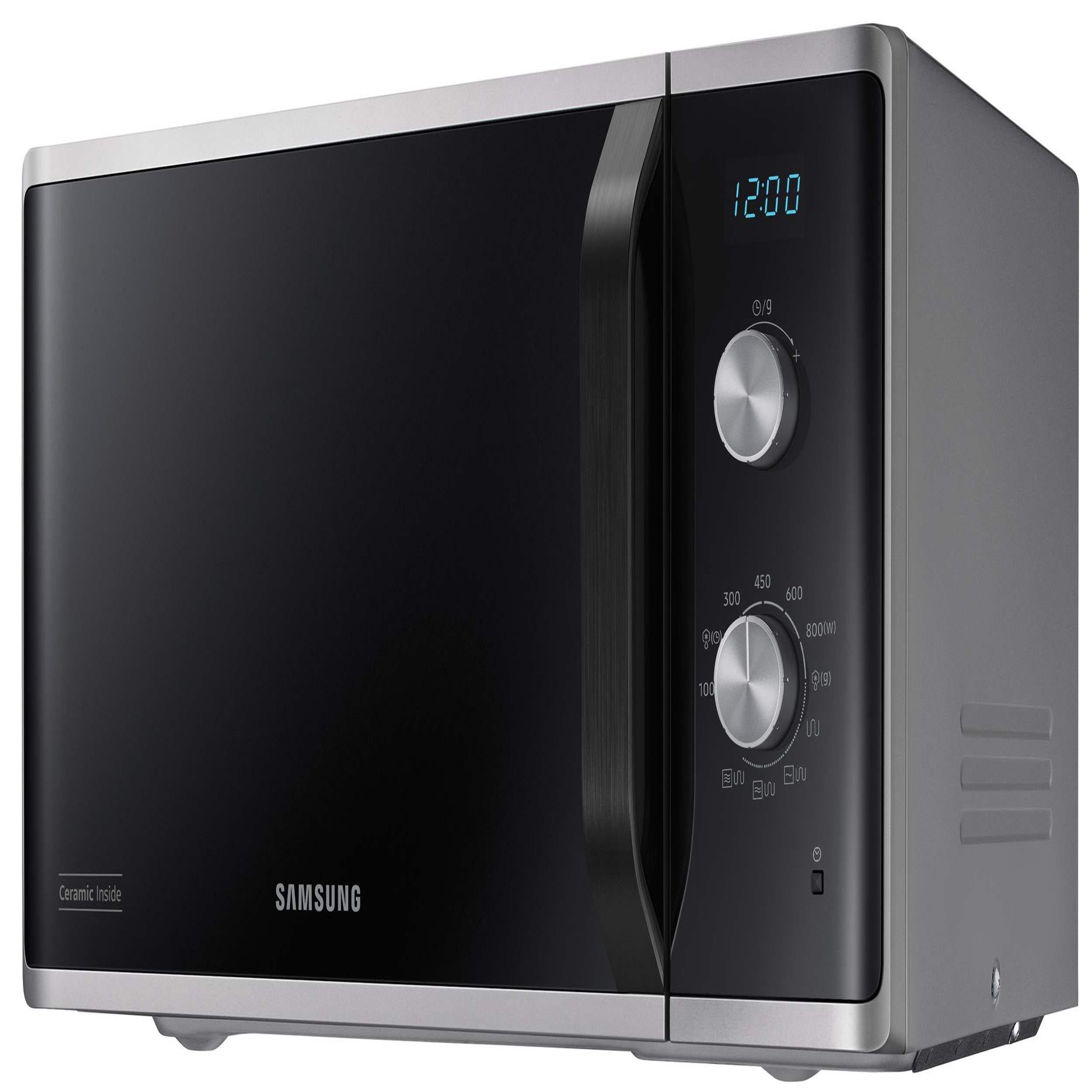 Voir la diapositive 2 : Samsung Micro-ondes grill 23l 800w silver - mg23k3614as