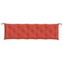 Voir la diapositive 4 : VIDAXL Coussin de banc de jardin rouge melange 180x50x7 cm tissu