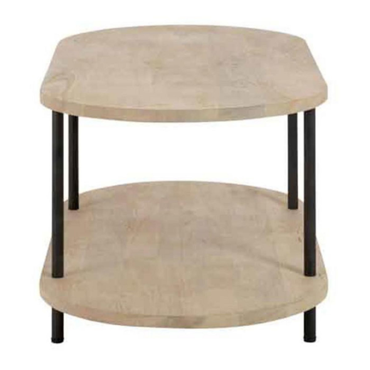 Paris Prix Table Basse 2 Niveaux  Eli  120cm Naturel