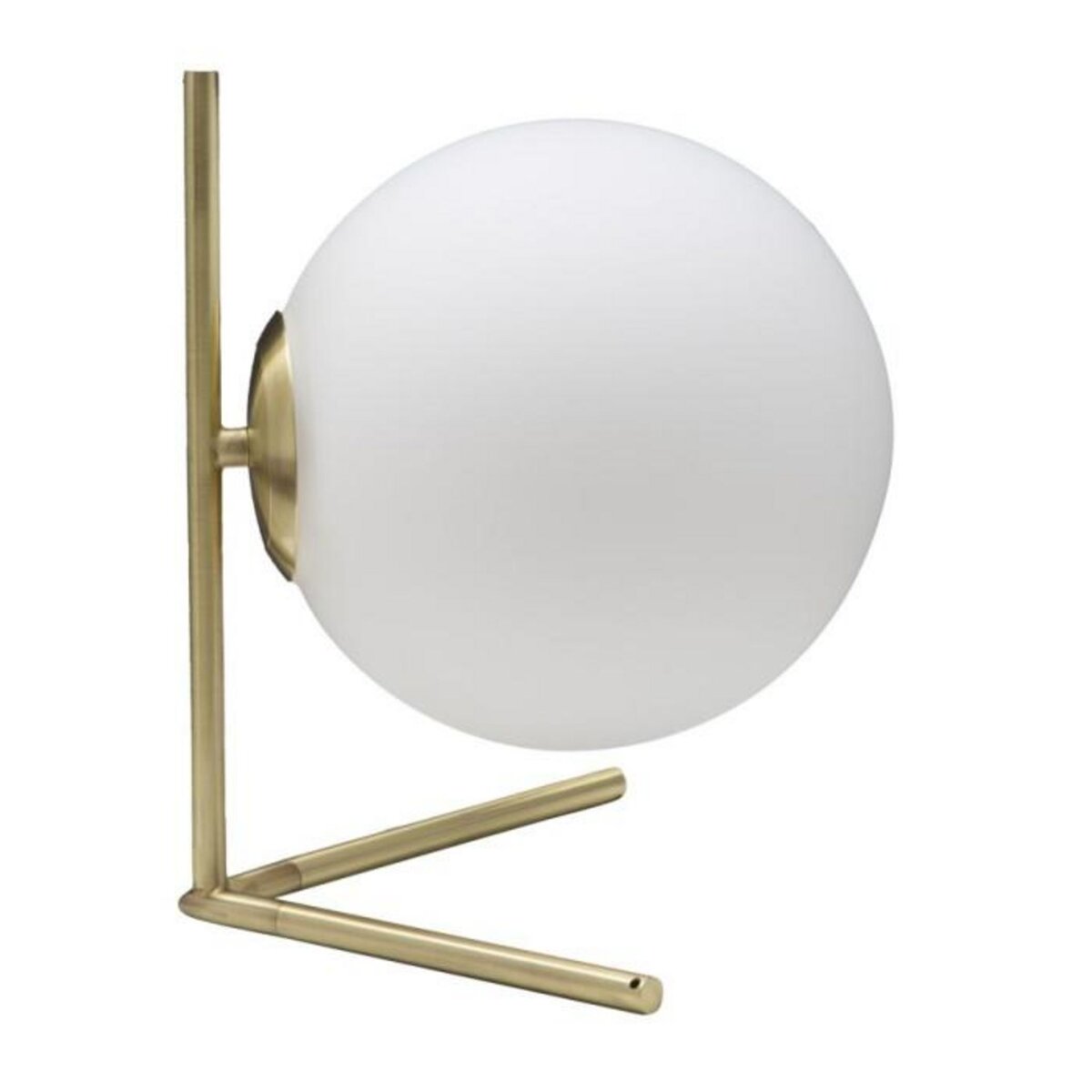 Paris Prix Lampe à Poser Sphère  Glamy  27cm Blanc & Or
