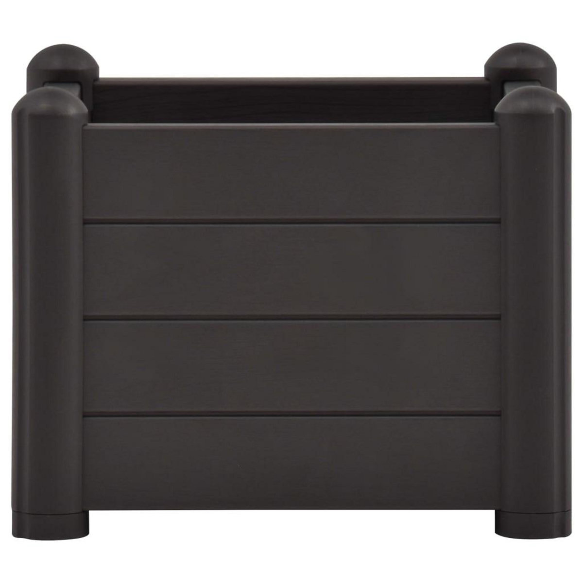 VIDAXL Lit sureleve de jardin PP Anthracite 43x43x35 cm