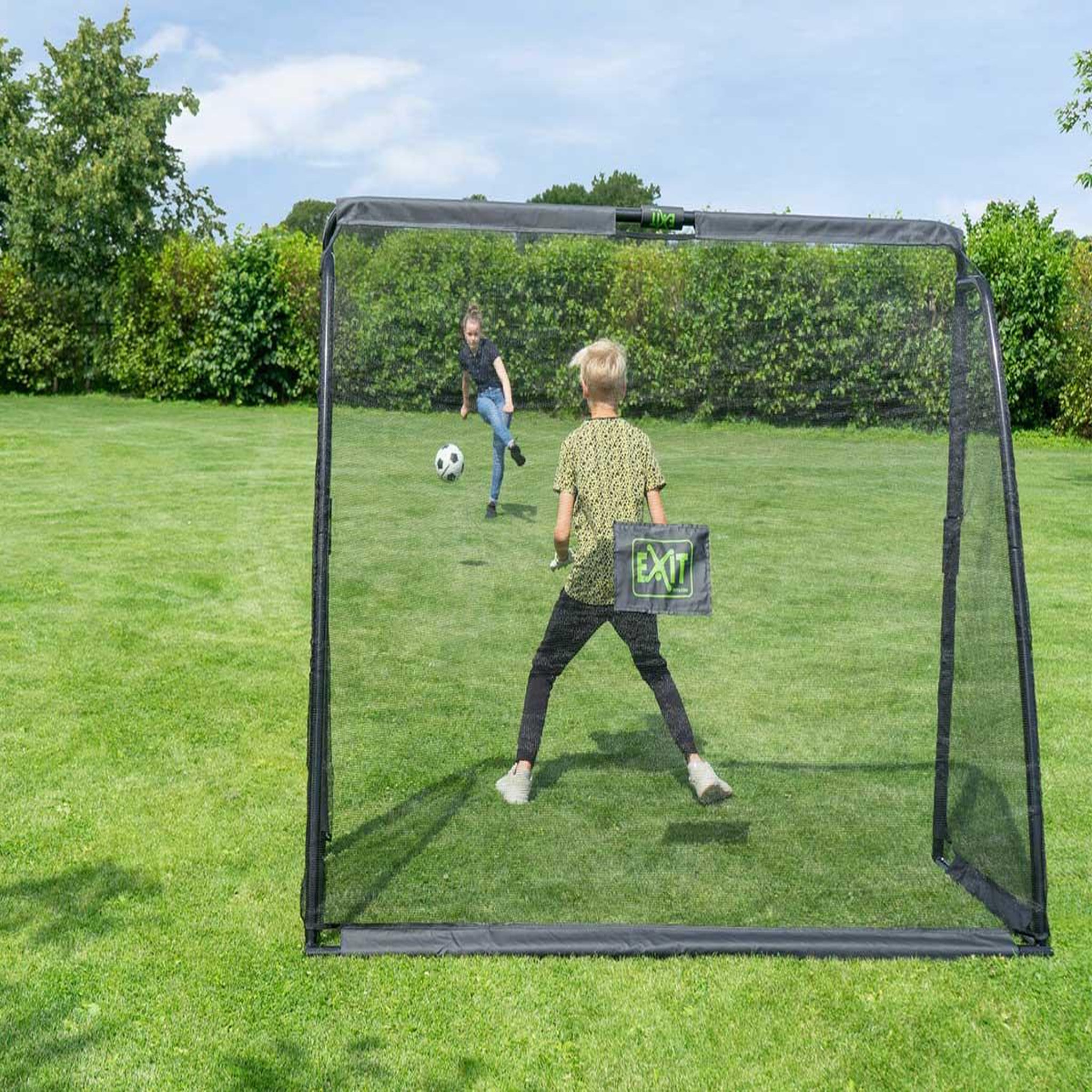 Voir la diapositive 4 : EXIT TOYS But de football en acier coppa 2,20 x 1,70 m - exit toys