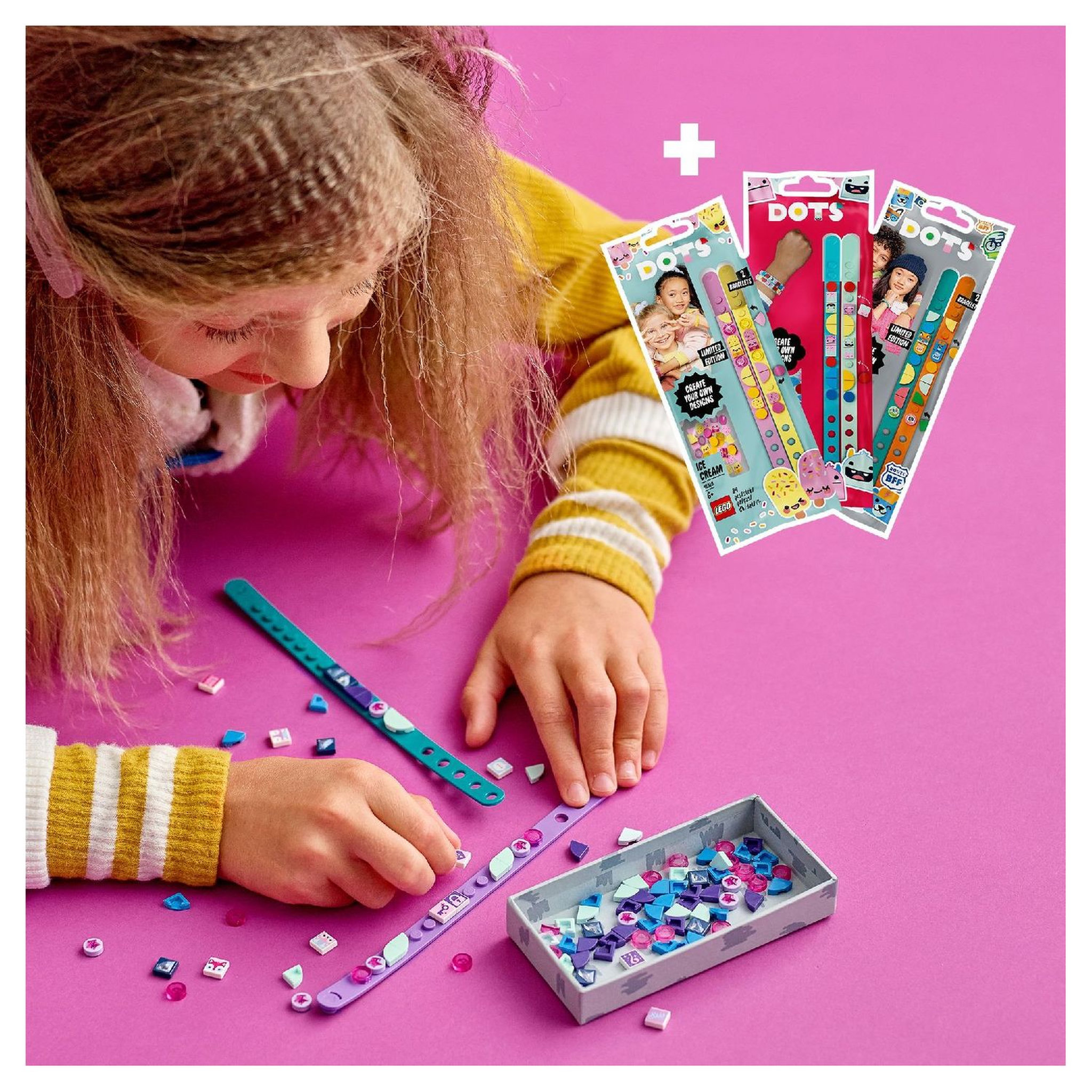 Voir la diapositive 4 : LEGO DOTS 41921 Tuiles de décoration DOTS
