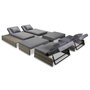 Voir la diapositive 2 : VIDAXL Salon de jardin 5 pcs avec coussins Resine tressee Gris