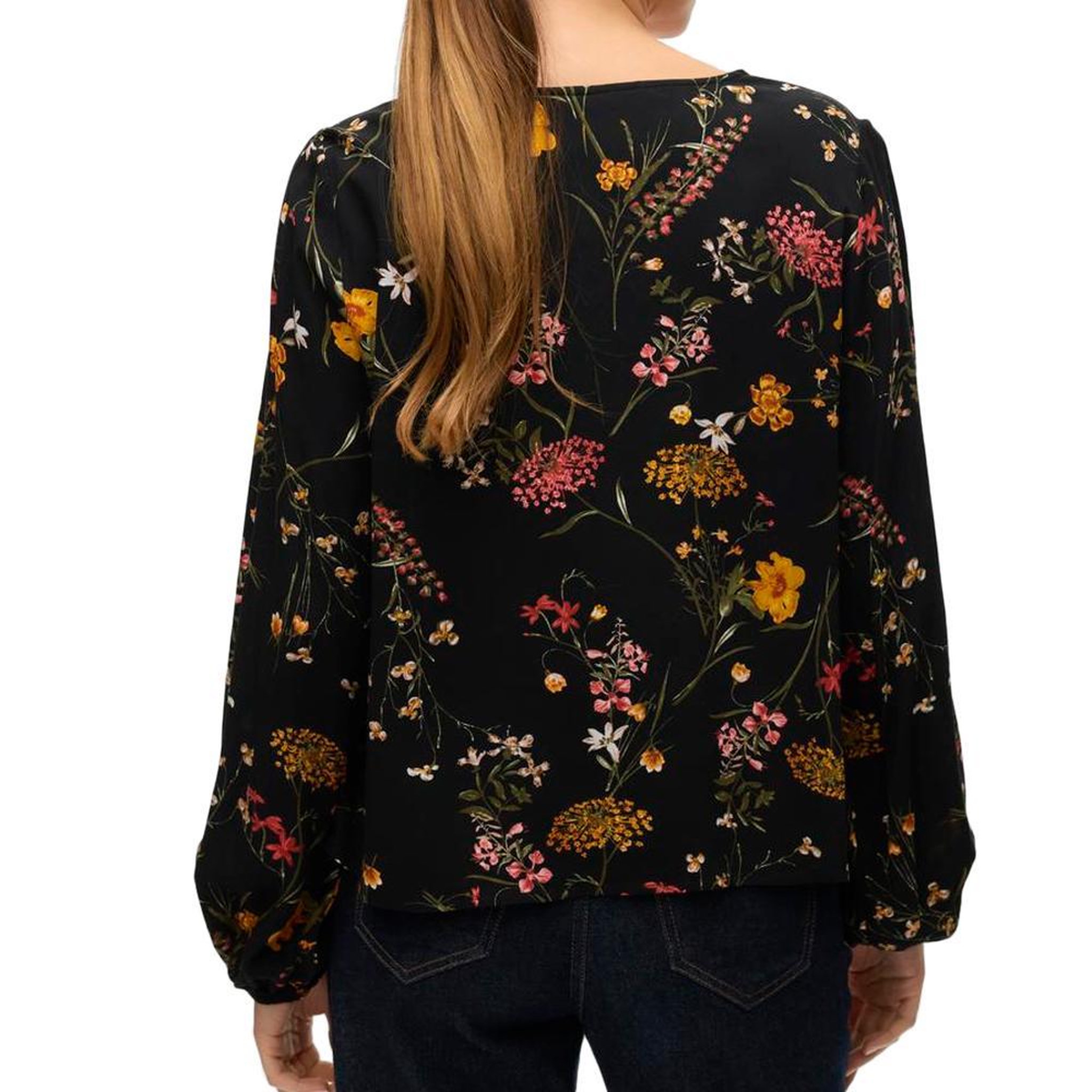 Voir la diapositive 2 : Vero Moda Blouse Noir à Fleurs Femme Vero Moda Easy Joy