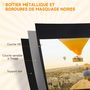 Voir la diapositive 5 : HOMCOM Écran de projection avec support trépied réglable en hauteur home-cinéma vidéo projecteur format 16:9 100 pouces blanc noir