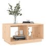 Voir la diapositive 4 : VIDAXL Table basse 80x50x40 cm Bois massif de pin