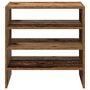 Voir la diapositive 4 : VIDAXL Etageres a chaussures 2 pcs empilable vieux bois 60x30x30,5 cm