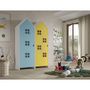 Voir la diapositive 3 : Paris Prix Pack - 2 Armoires Enfant  Casami Bruges  171cm Bleu & Jaune