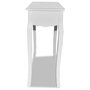 Voir la diapositive 4 : VIDAXL Table de console et coiffeuse Blanc