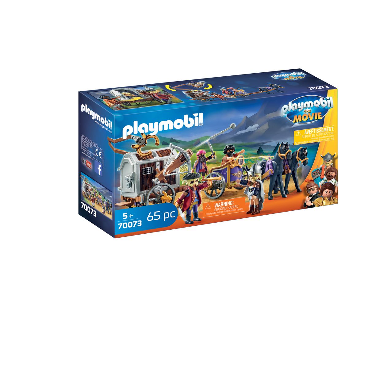 PLAYMOBIL 70073 - The Movie - Charlie avec convoi de prison