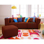 Voir la diapositive 2 : LISA DESIGN Arty - pouf d'appoint - en tissu mailles 3d