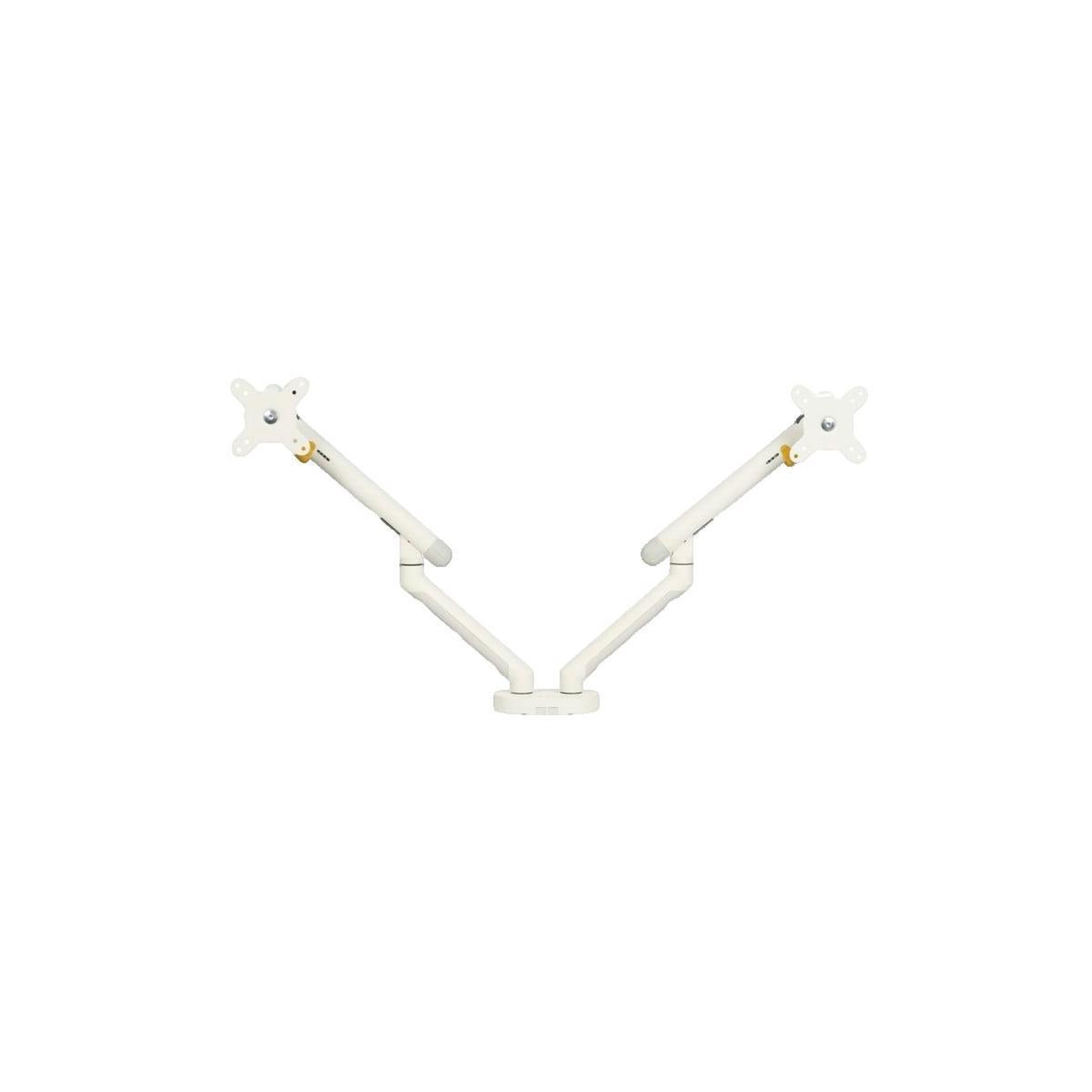 Voir la diapositive 2 : Bakker Elkhuizen Support pour moniteur BakkerElkhuizen BE Flexible Dual Blanc