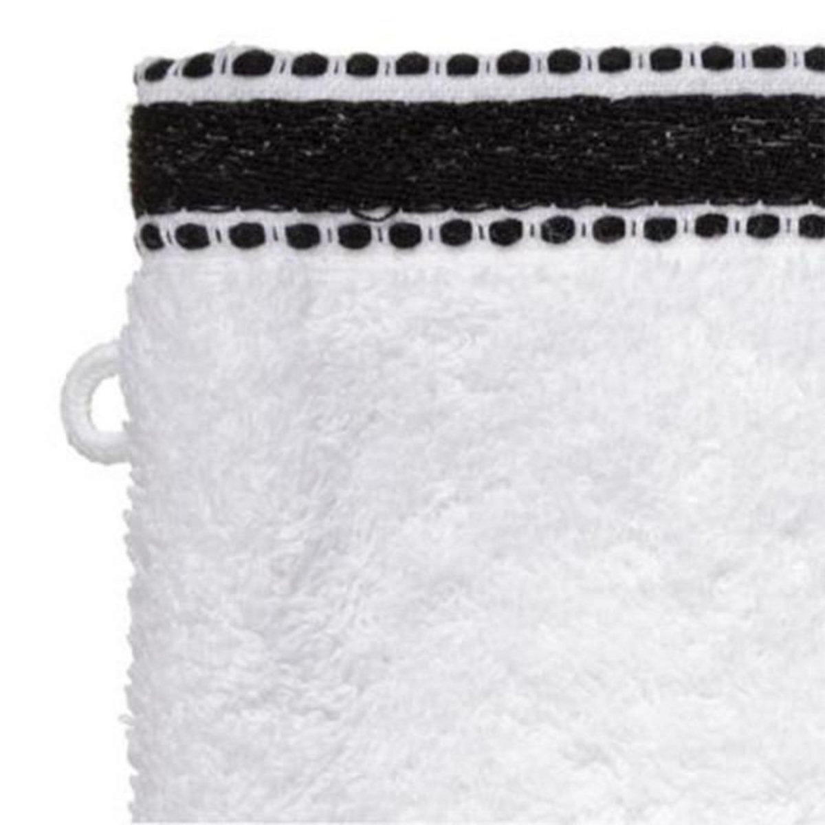 ATMOSPHERA Lot de 2 Gants de Toilette  Joia  15x21cm Blanc