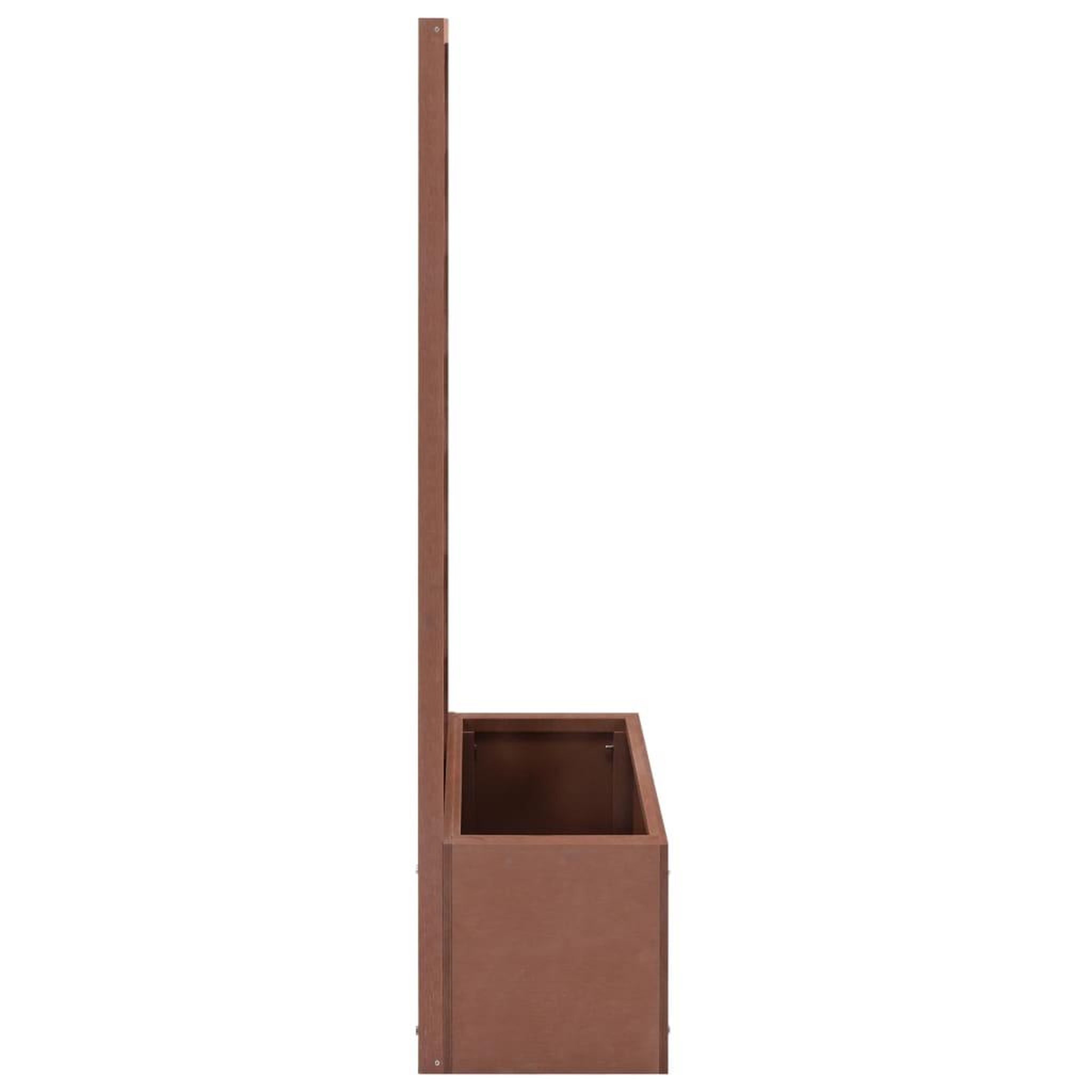 Voir la diapositive 3 : VIDAXL Jardiniere en treillis 40x30x135 cm WPC