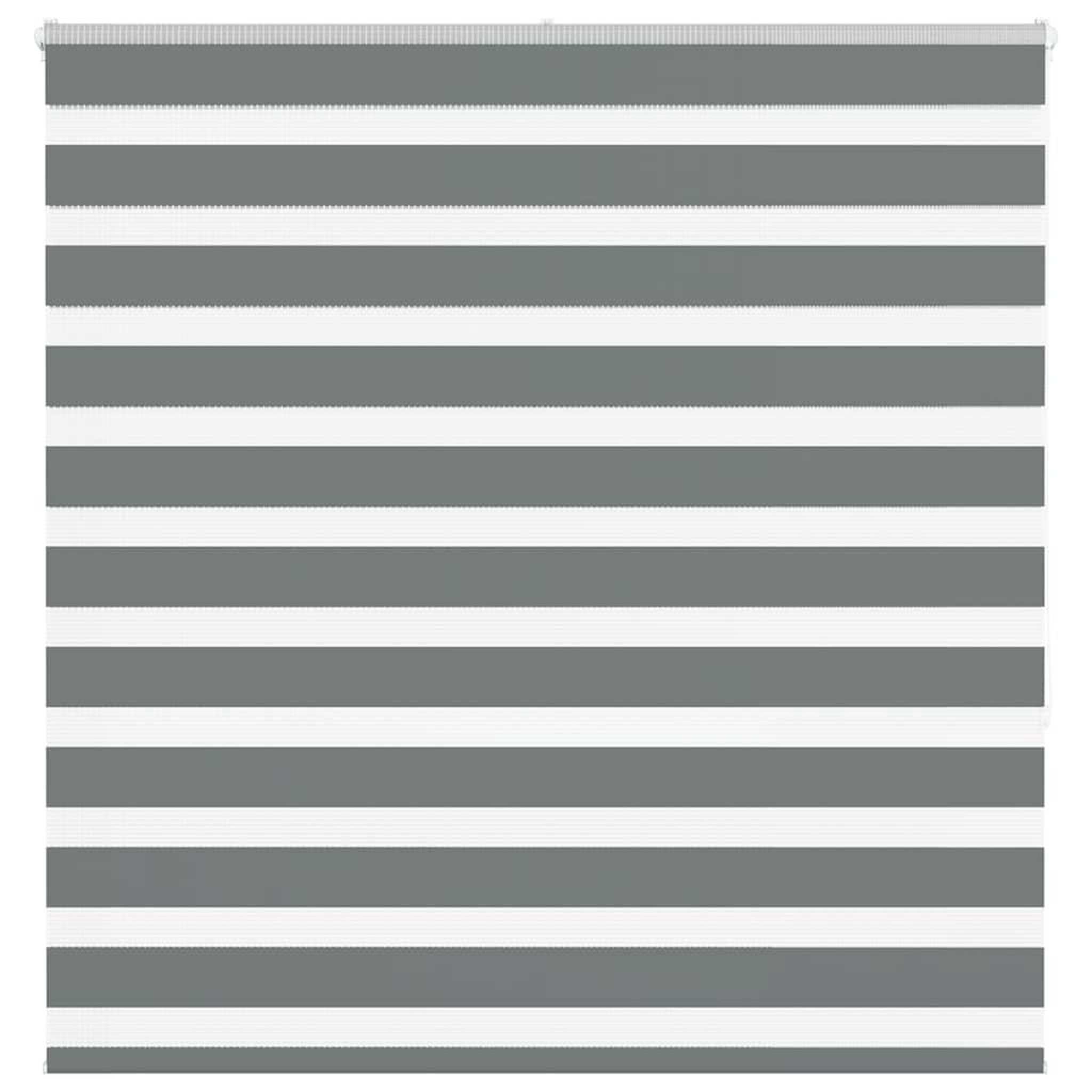 VIDAXL Store zebre gris fonce largeur du tissu 135,9 cm polyester