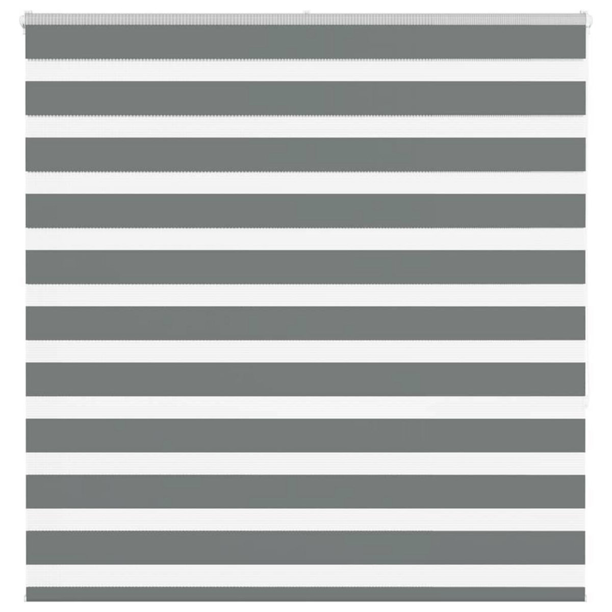 VIDAXL Store zebre gris fonce largeur du tissu 135,9 cm polyester